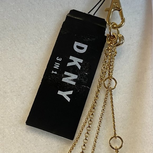 DKNY 3 Row Pendant Necklace NWT - Picture 6 of 8